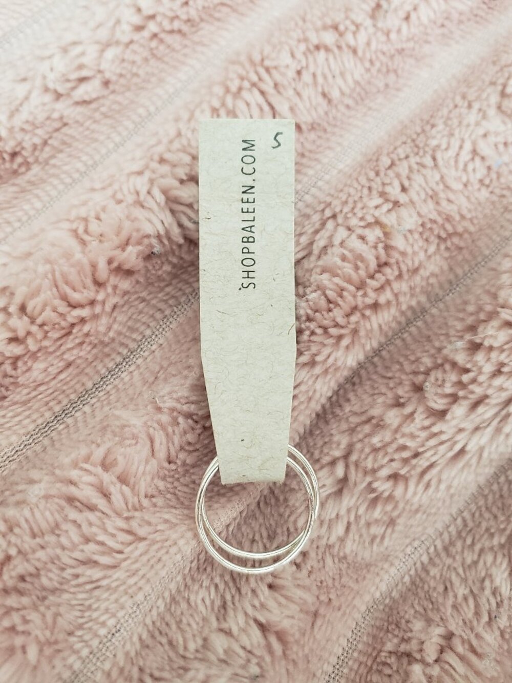 Silver stacking rings, size 5, like new with tags from Baleen in Seattle, WA